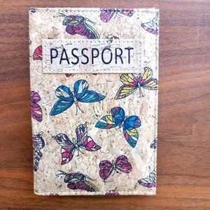 NEW Passport Case Cover made from Cork from Spain Perfect gift Birthday Holiday